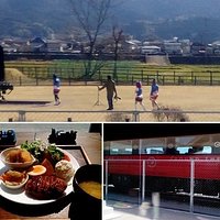 お天気がいい時はカウンター席は暑いです コスプレの写真撮影が見れましたよ~