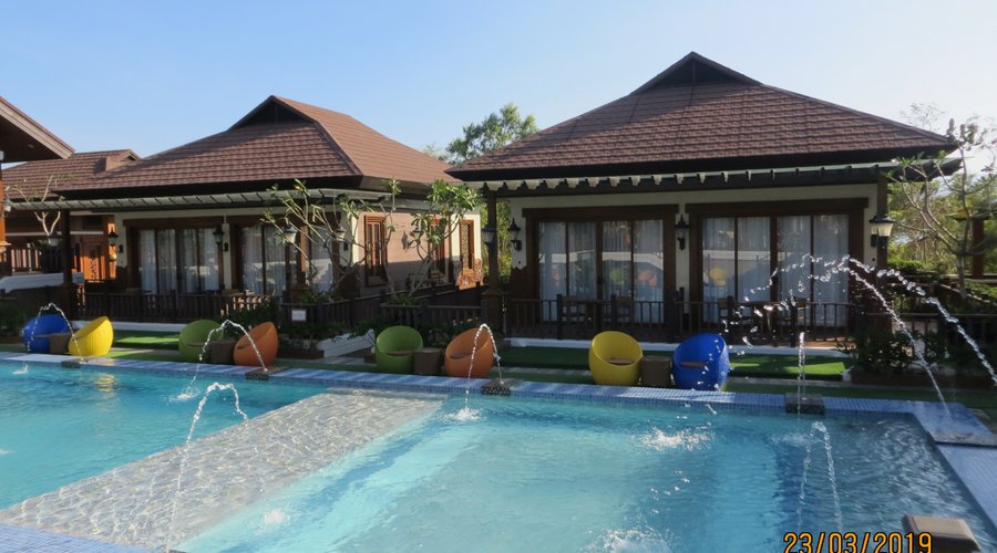Pool near the bar