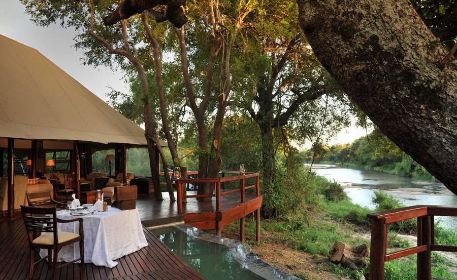 Hamiltons Tented Camp - Deck Dining