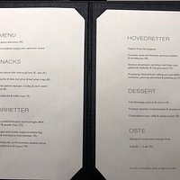 Menu Aften