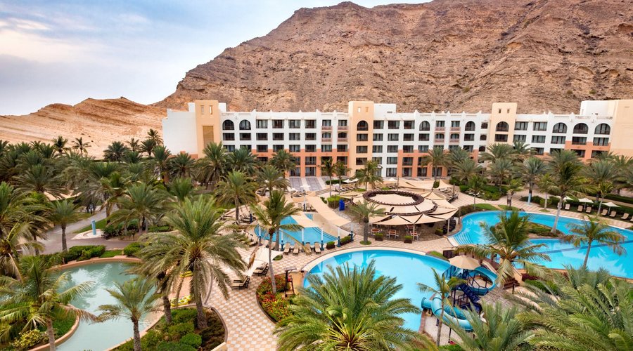 Al Waha Swimming Pool with mountain view 