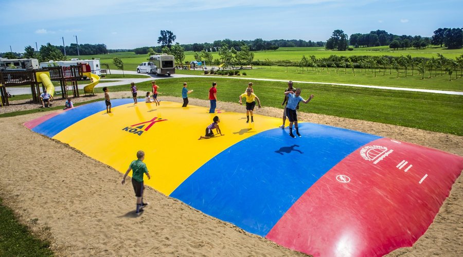 Jumping pillow