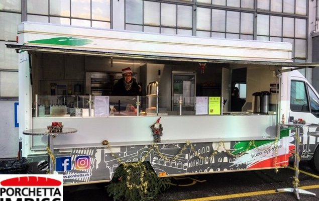 Porchetta Imbiss offers Fresh Porchetta Sandwiches! An italian delicacy!