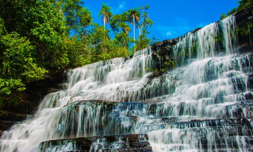 Another of Vale do Paraiso waterfalls in Alenquer. Visit here as part of our extreme cycling tour 1 and 2.