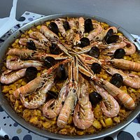 Paella mixta.