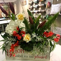 Made in 3 hours!! Fresh flowers enhance the wonderful flower box.