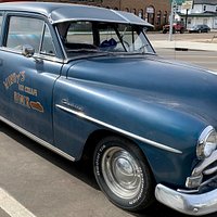 The classic ride of Windy's, parked out front at the Diner.