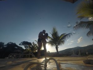 Piscina e praia