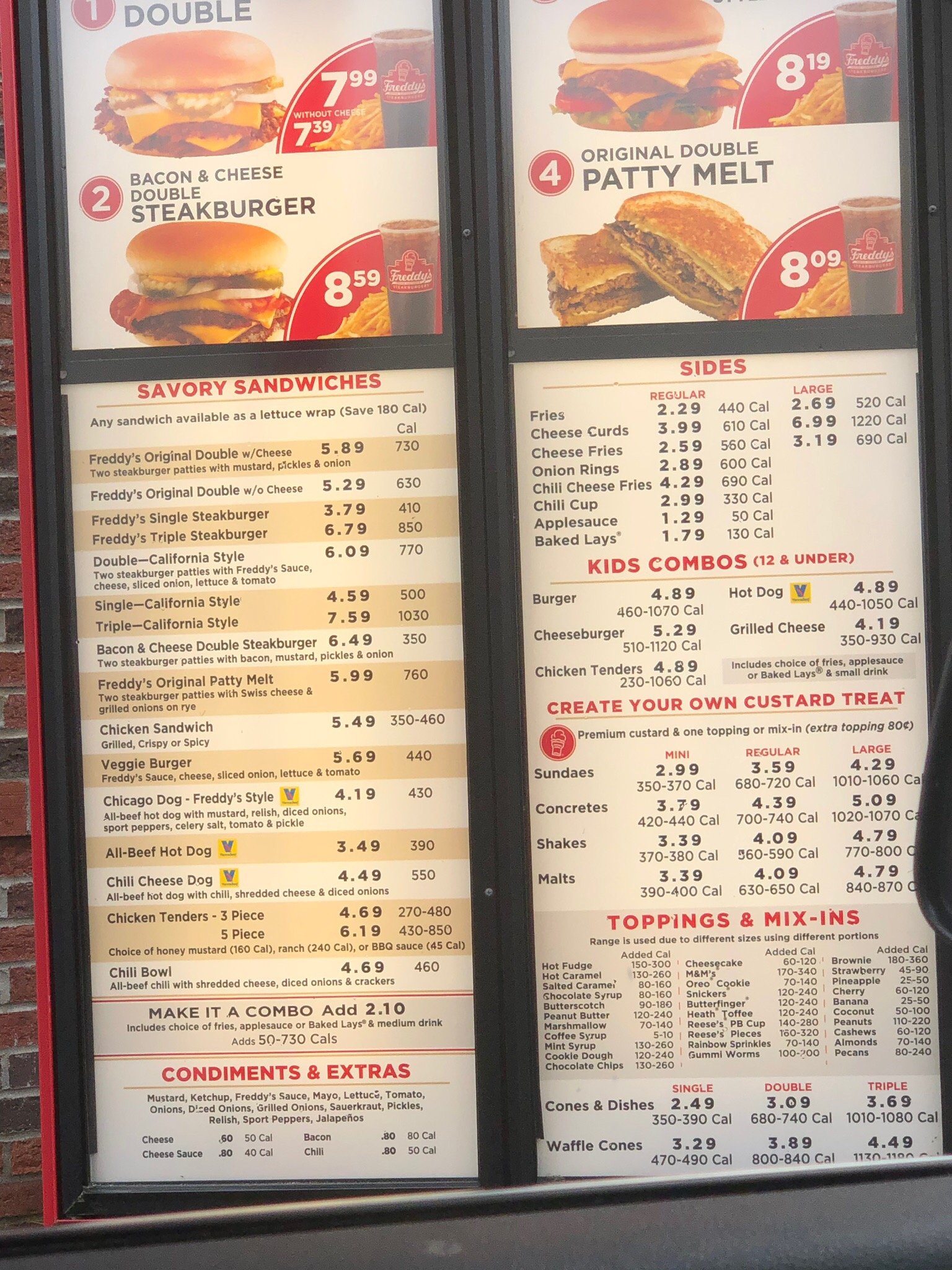 FREDDY S FROZEN CUSTARD STEAKBURGERS Greensboro Menu Prices Restaurant Reviews Order Online Food Delivery Tripadvisor