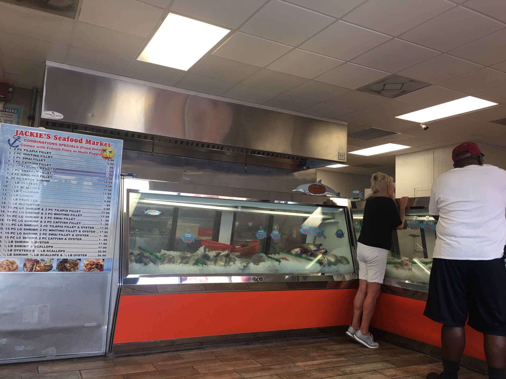 Jackie's seafood discount