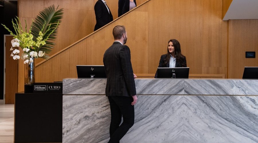 Lobby Check-In counter