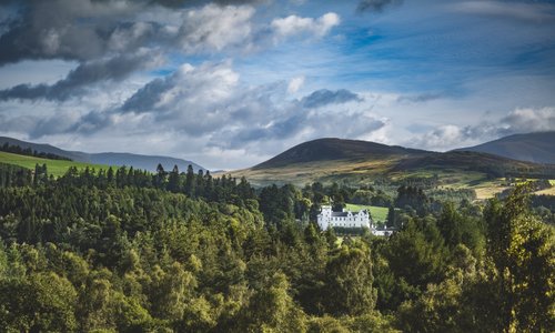 Blair Castle from the A9 