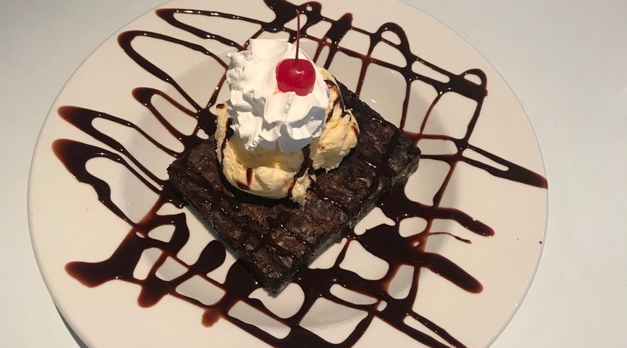 Grumpy's Brownie Supreme has been our guests favorite for 13 years.