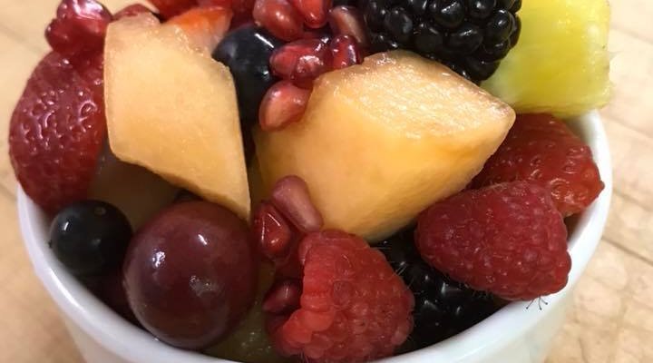 Fresh fruit bowls... never canned and always a great selection!