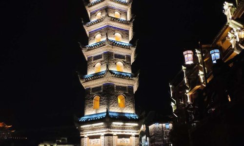 Fenghuang Ancient Town in Hunan Province