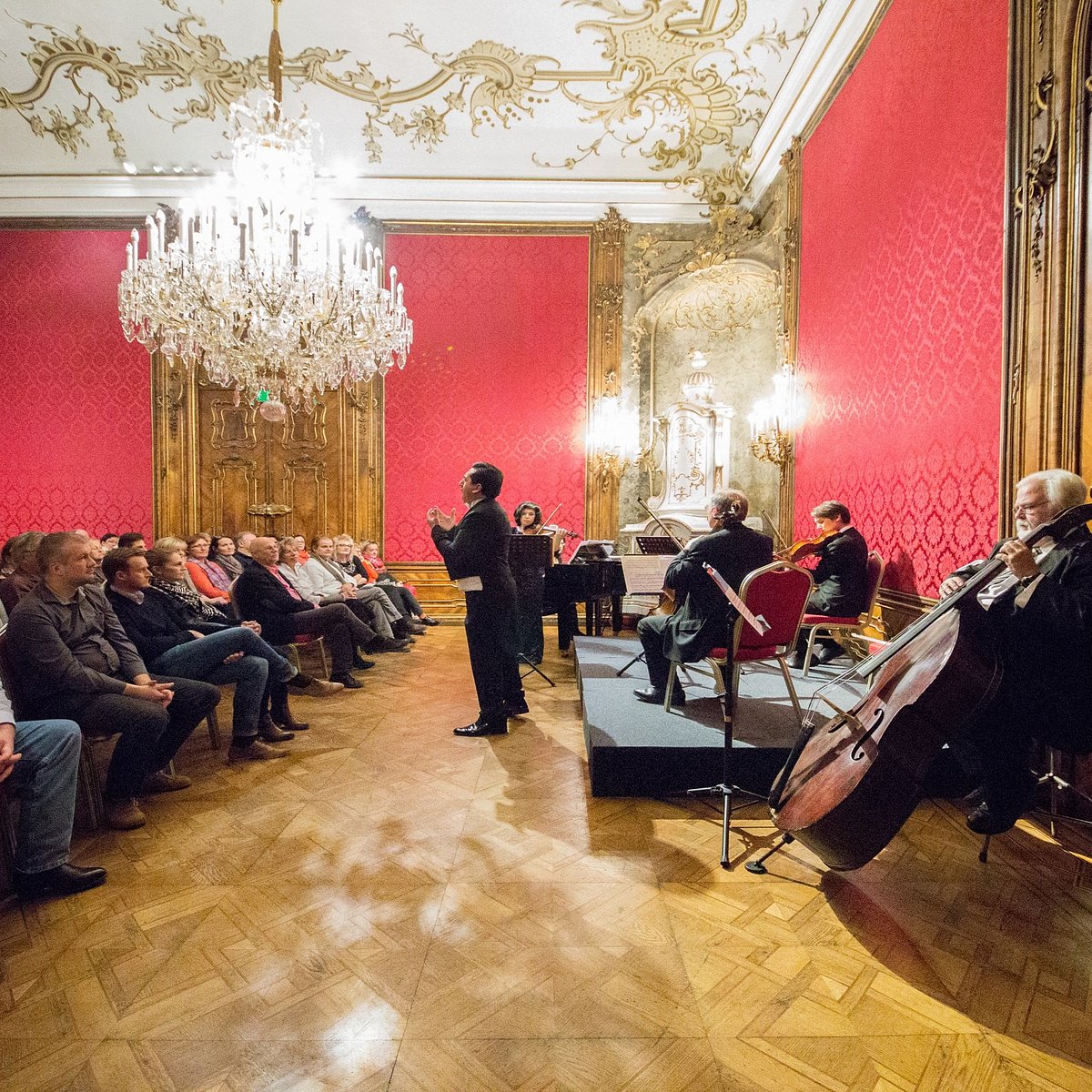 Vienna orchestra. Palais Schönborn Batthyány Vienna. Дворец Батьяни Вена.