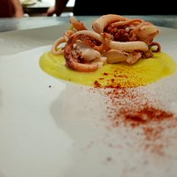 polpo su spuma di patate
