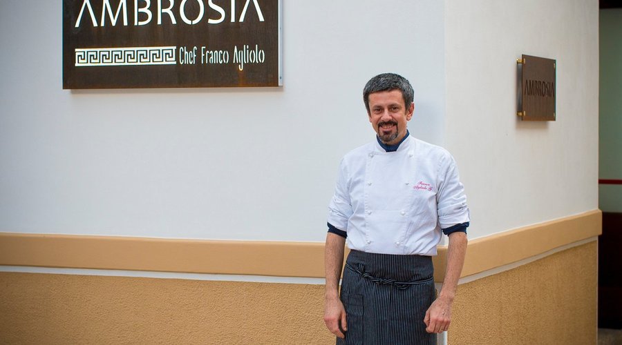 Lo chef Franco Agliolo