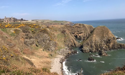Beautiful site in Muchalls, Aberdeenshire, a “must go”, just 15 min by car away from Aberdeen.