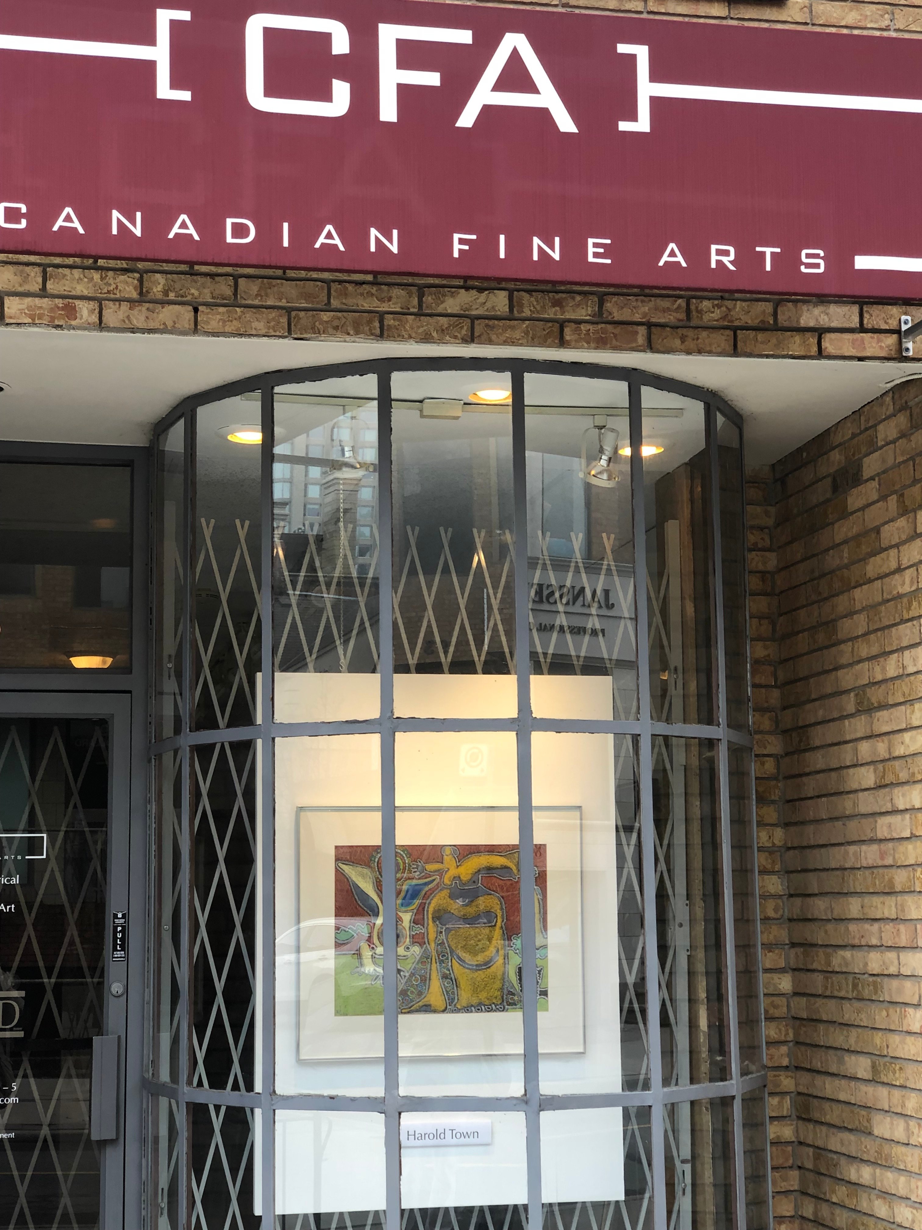 Canadian Fine Arts Gallery Canadian Fine Arts Gallery   Harold Town Painting 