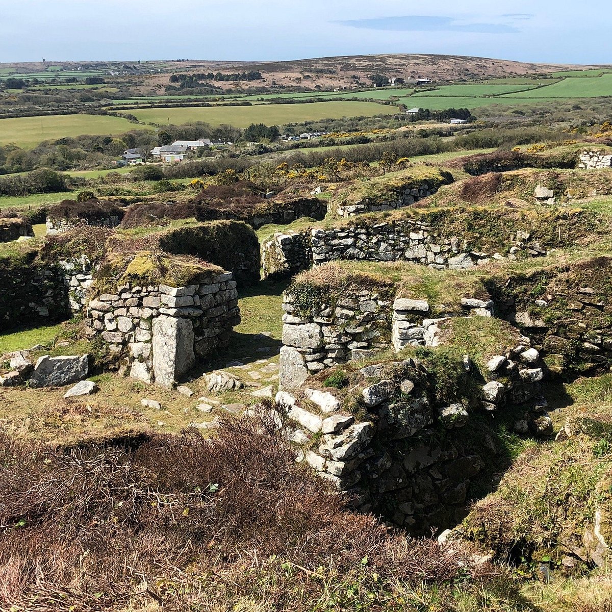 Ancient village. Chysauster Ancient Village. Древняя деревня Chysauster Ancient Village. BST historic close.