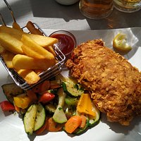 Gefülltes Duroc Schnitzel