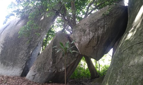 Formations de granit à Ahouakro proches de Tiassalé