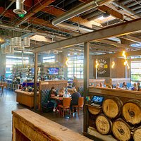 Urge Common House bar & dining area