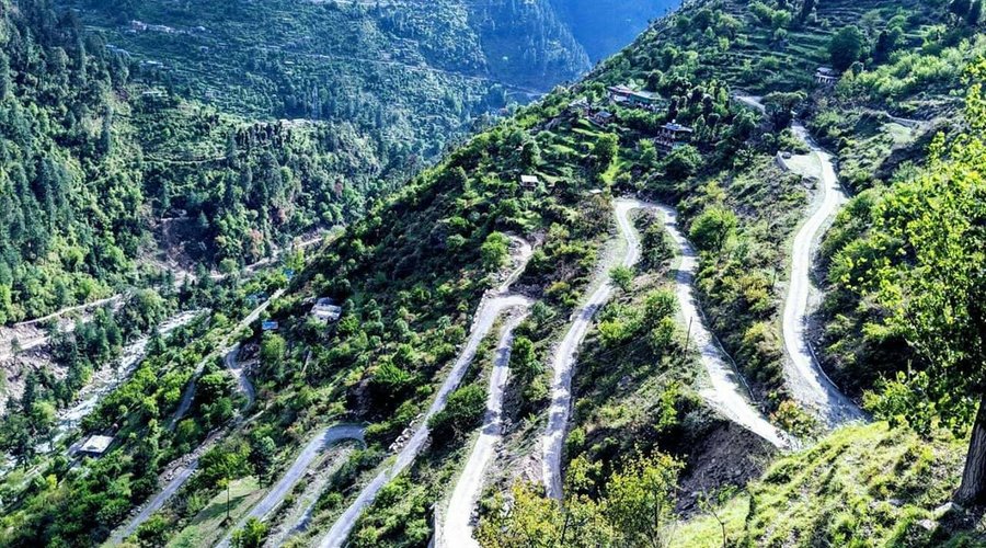 View of Tirthan Valley