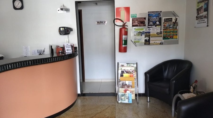 Recepção da Pousada!
