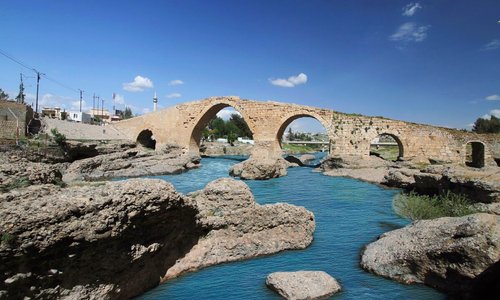 Delal, Zakho Bridge, Pira Delal or Pirdí Delal ("The Bridge Delal" in Kurdish), is an ancient bridge over the Khabur river in the town of Zakho, in the Kurdistan Region of Iraq. The bridge is about 115 metres long and 16 metres high.