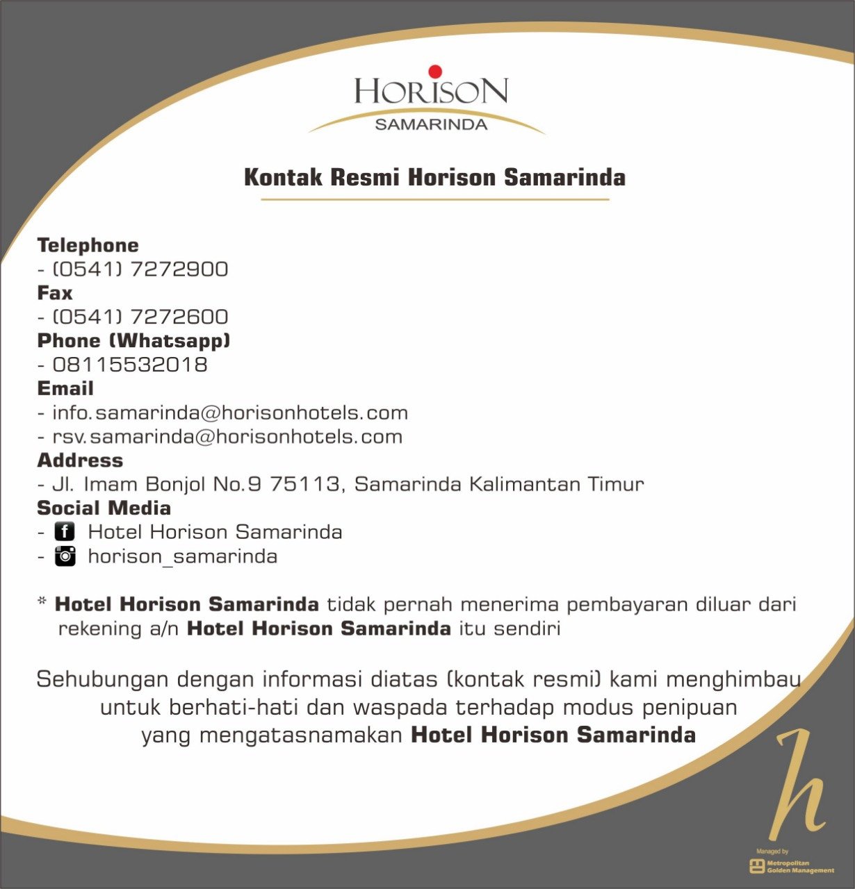 Hotel photo 17 of Hotel Horison Samarinda.