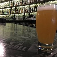 The main bar and our flagship IPA "The Artifact" brewed by Cushwa Brewing Company