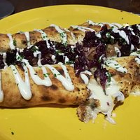 Catalan sausage pizza