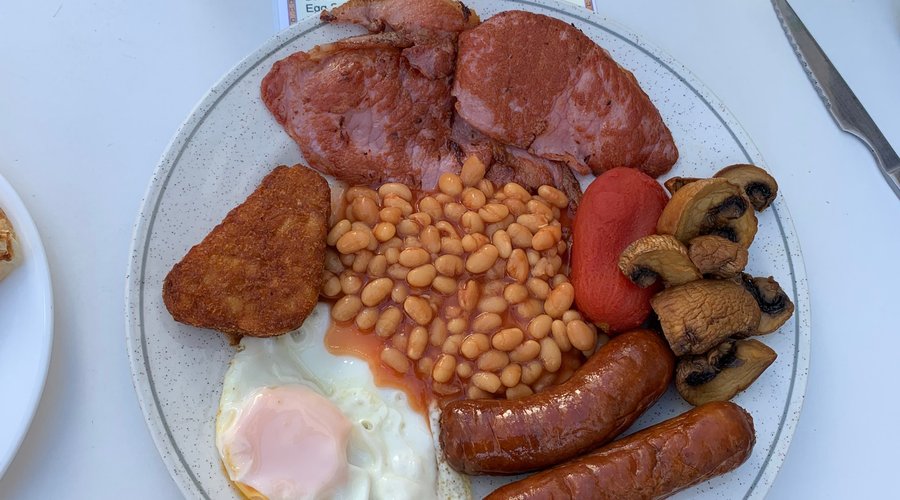 Large full English breakfast