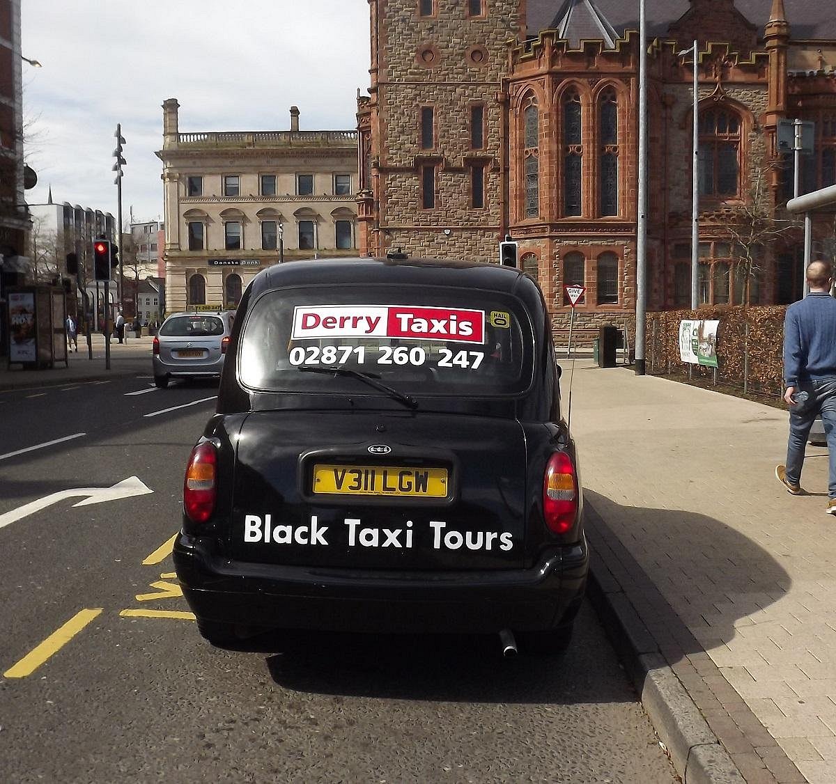 black cab tours derry