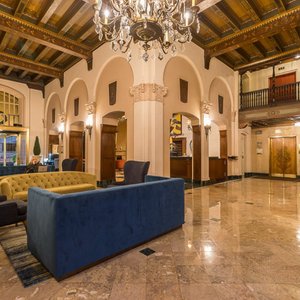 Hotel Lobby & Reception Desk