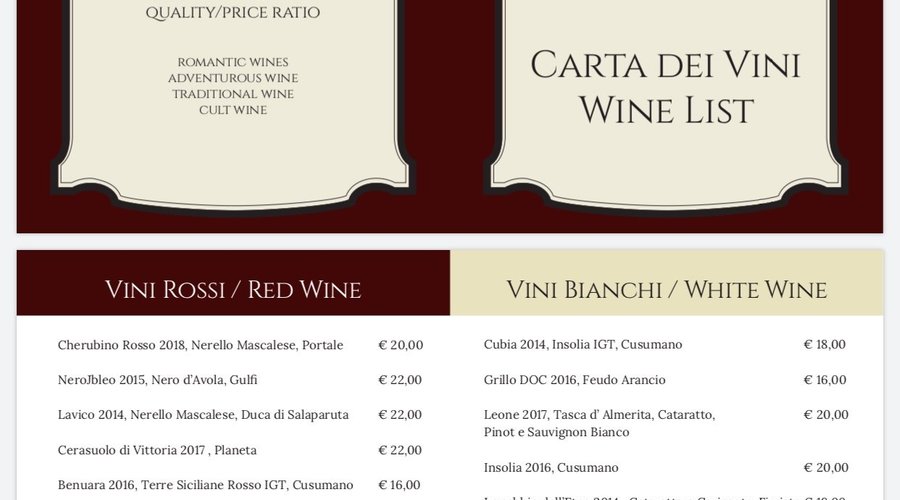 prezziario vini 2019