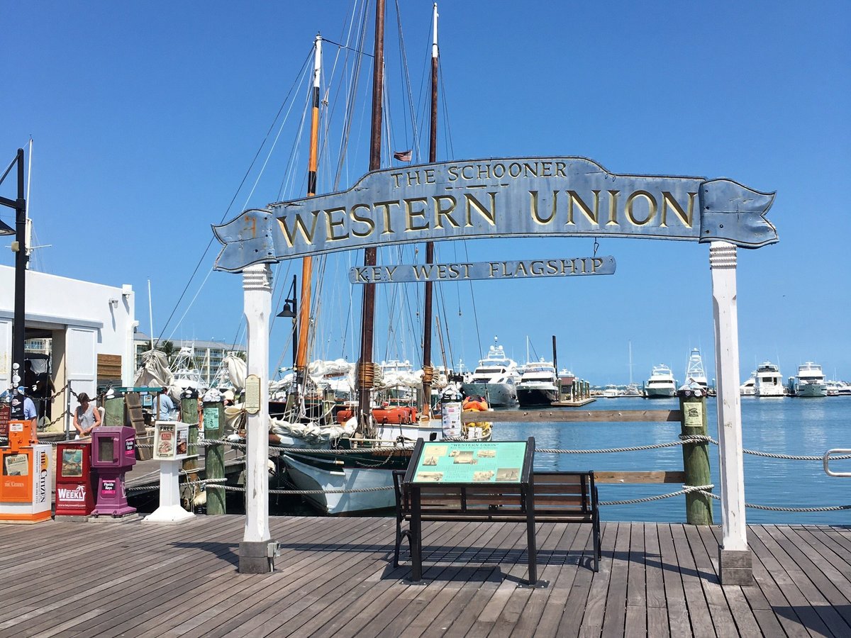 Florida Memory • View of ship's rigging on the main mast of the historic Western  Union schooner - Key West, Florida