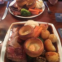 Sunday lunch traditional style. OMG