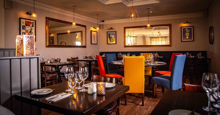 Intimate setting of an old style classic Bistro