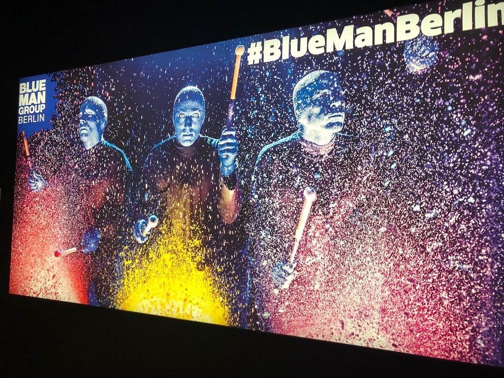 Группа берлин. Blue man Group Berlin.