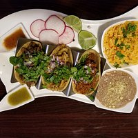 Street Tacos (3) non gmo yellow corn tortilla, choice of meats