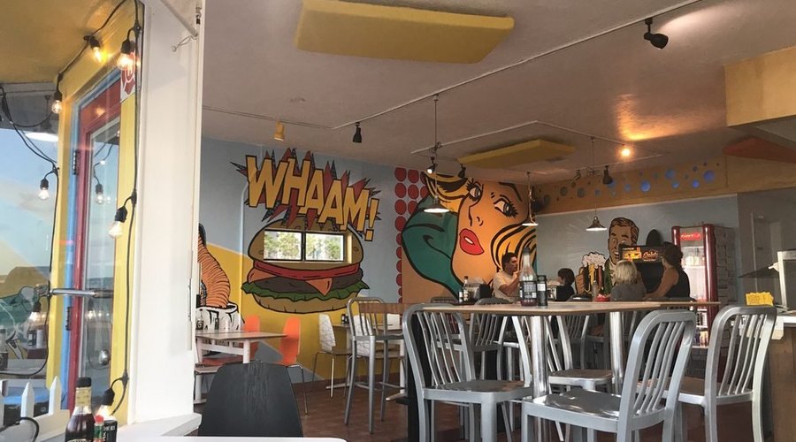 Inside the restaurant