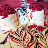 Postre creación del chef