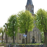Außenansicht der St. Andreas Kirche im sogenannten "alten Dorf" im Stadtteil Salzgitter-Lebenstedt