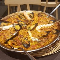 très bonne paella copieuse