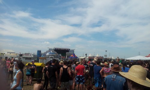 "Nova Rock" people gathering...