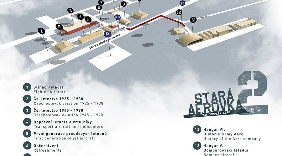 Mapa areálu