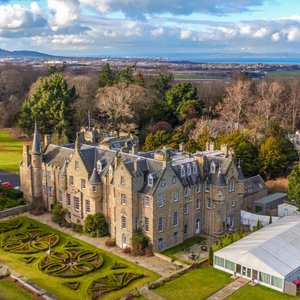 Carberry Tower Mansion House And Estate in Carberry, image may contain: Housing, Building, Manor, House